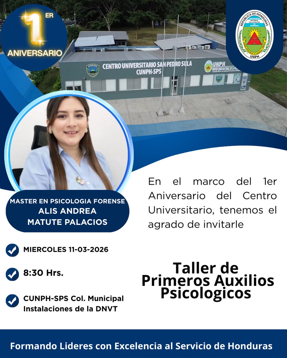 Universidad Nacional de la Policía de Honduras tweet media