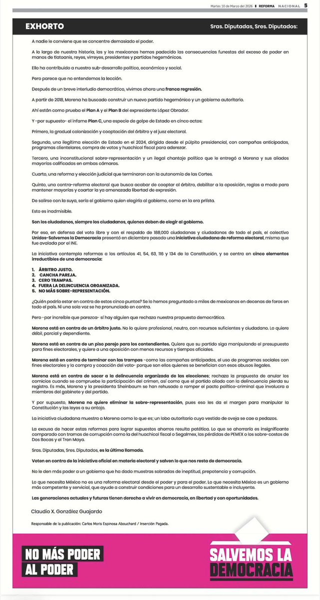 Fernando Belaunzarán tweet media