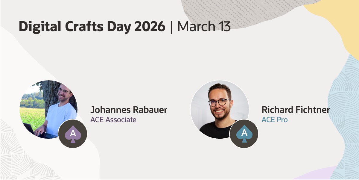 Oracle ACE Program tweet media