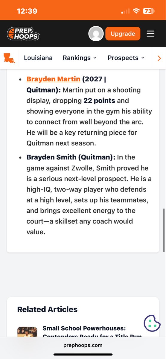 Brayden_m00's tweet image. 22 pts, 4 rbs, 1 assist, 1 steal in tough 48-42 loss in state semi-finals. First state tournament appearance since 2007

Averaged 20 ppg, 3.6 RPG, 2 APG in playoffs

@cpt_tatum @CoachJoshNCSA @LHSAAsports  #underrated #19years