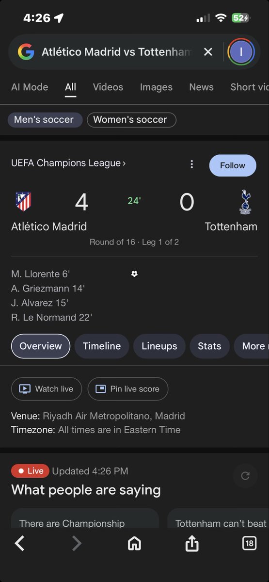 “Imagine if Tottenham got relegated but won the UCL”