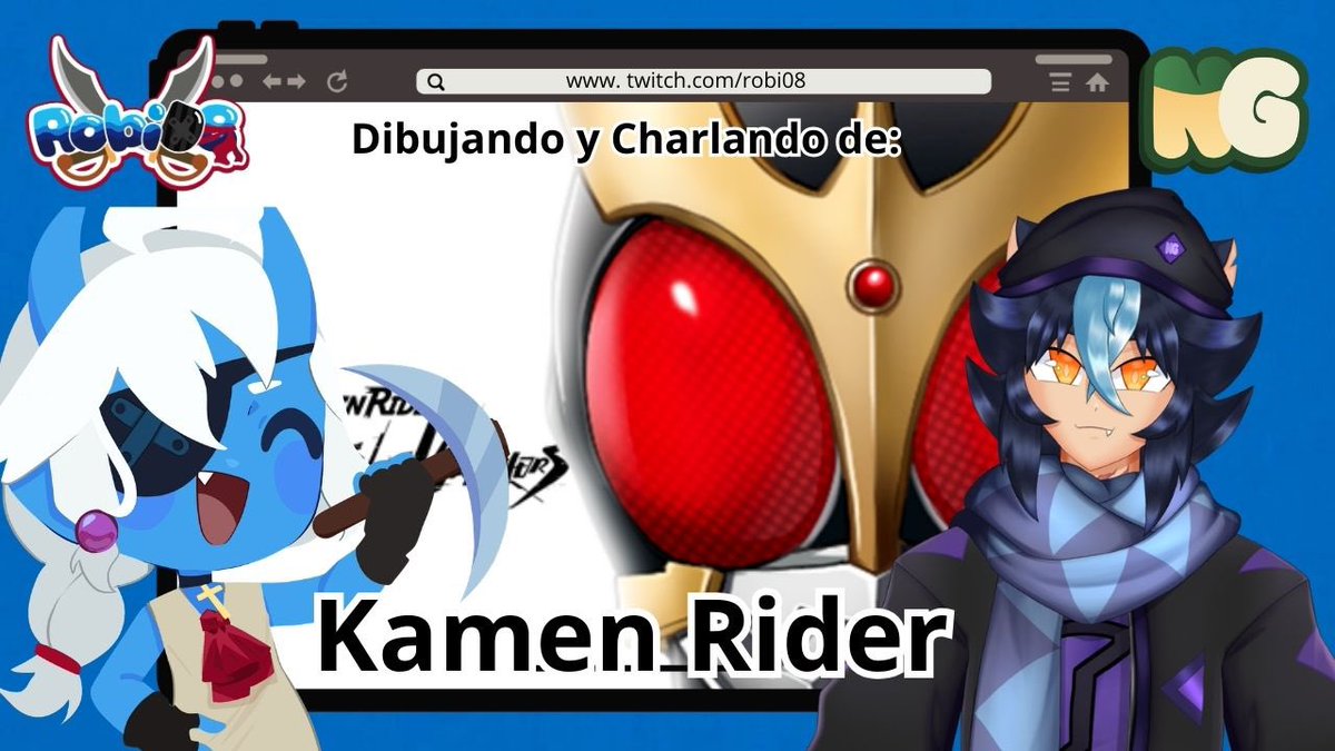 Hoy en stream tendremos como segundo invitado de estre proyecto (aun sin nimbre) a <a href="/KagerouD_V/">Kagerou_Draw 🥤👾 🇵🇪 //【N̳u̳m̳e̳l̳G̳a̳n̳g̳】</a>!! Estaremos Charlando sobre Kamen Rider!

Horario: 7 pm (CDMX).