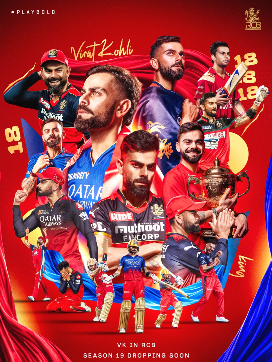 1️⃣9️⃣ Seasons. 1️⃣ Team. 1️⃣ legendary name. 👑

From a promising youngster in 2️⃣0️⃣0️⃣8️⃣ to an irreplaceable icon of the franchise. ❤️‍🔥

#OnThisDay 18 years ago, we signed Virat Kohli through the U-19 Player Draft at the first ever #IPLAuction. ❤️‍🔥

Years later, the journey continues