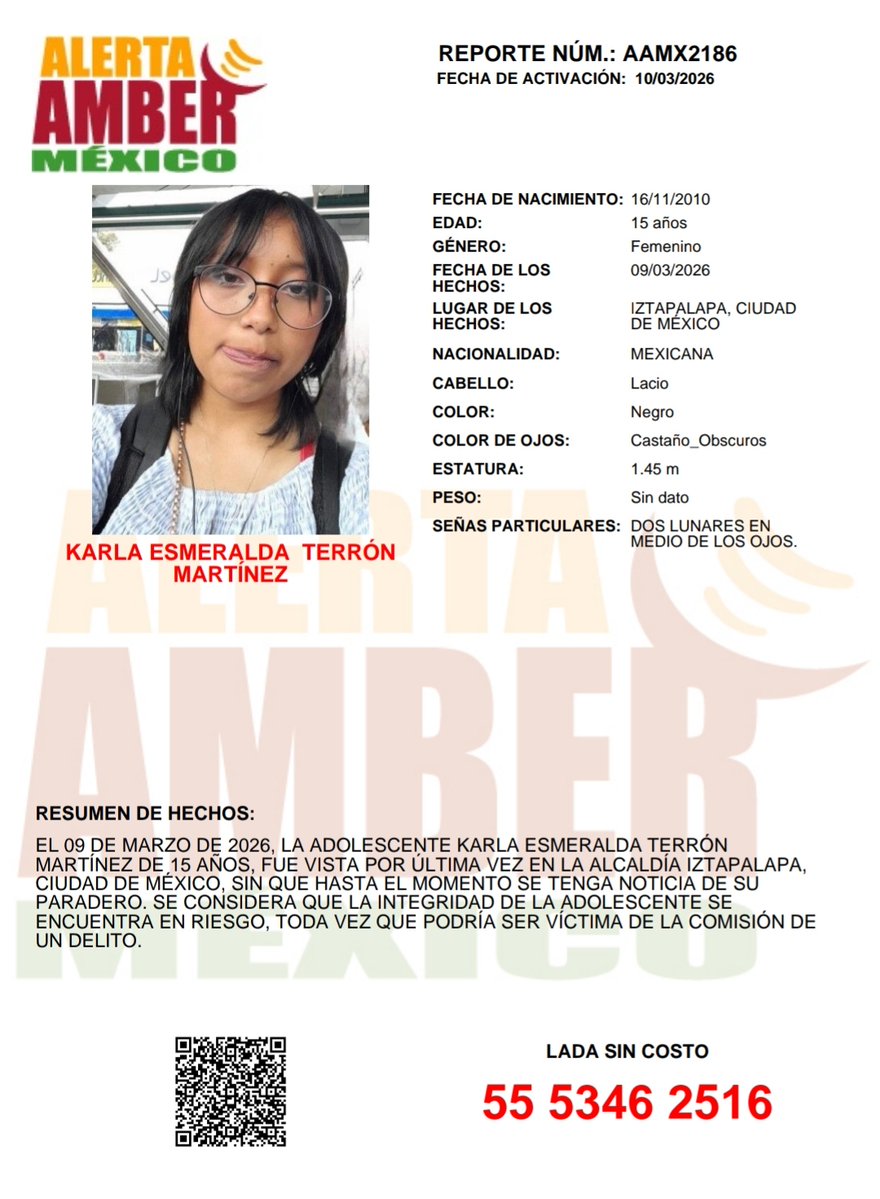 Alerta AMBER México tweet media