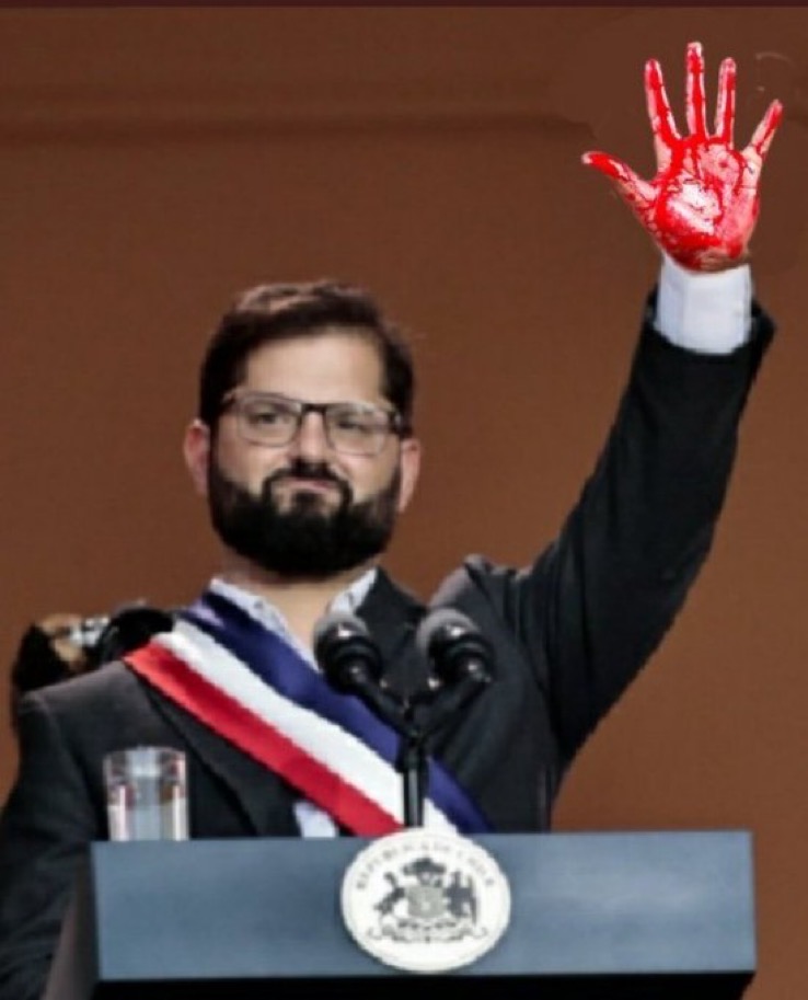 ⚠️ URGENTE‼️

EL DEMENTE <a href="/GabrielBoric/">Gabriel Boric Font</a> SE VA CON LAS MANOS LLENAS DE SANGRE DE LOS 40.000 CHILENOS FALLECIDOS EN LISTAS DE ESPERA....

EL MAYOR GENOCIDA DE LA HISTORIA DE CHILE....‼️