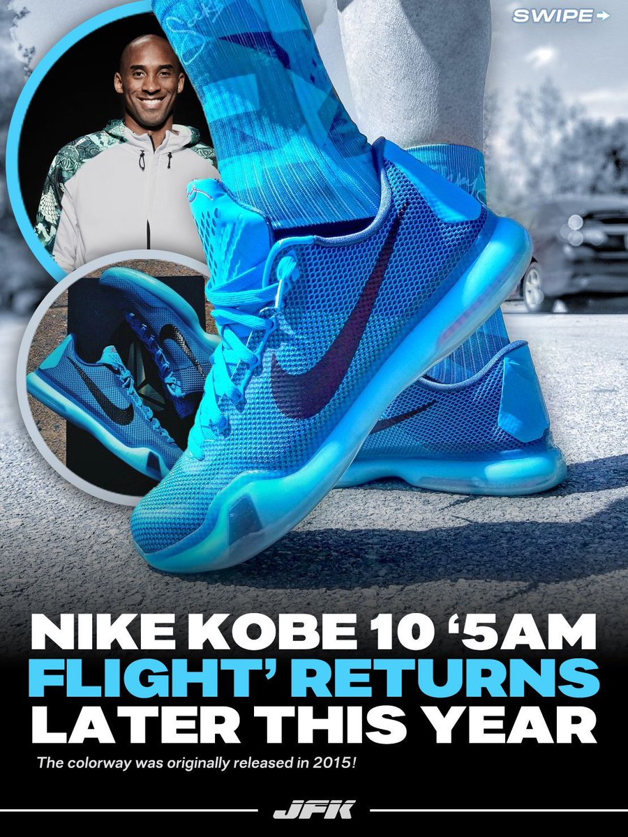 JustFreshKicks's tweet photo. The Nike Kobe X "5AM Flight" Returns Holiday 2026 🌊🐍

Details: https://t.co/xSeAtllfV2 https://t.co/TwXJdMT4EP