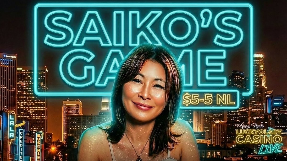 ♥️SAIKO'S GAME♥️
<a href="/LarryFlyntsLL/">Larry Flynt's Lucky Lady Casino</a> <a href="/Saikopoker/">Saiko🇯🇵🇺🇸</a> 

Tonight, enjoy FUN $5-5 action!
GAME TIME: 10 PM⏰
📺:youtube.com/watch?v=ph-UcM…

⭐️THE DEGENS⭐️
Chestnuts🥜
Saiko♥️
Tofu😊
VV🔥
James😎
Action Adam🔫
Jared😈
Gil Jack💀
TJ💎

Come chat with the players LIVE!🙏
