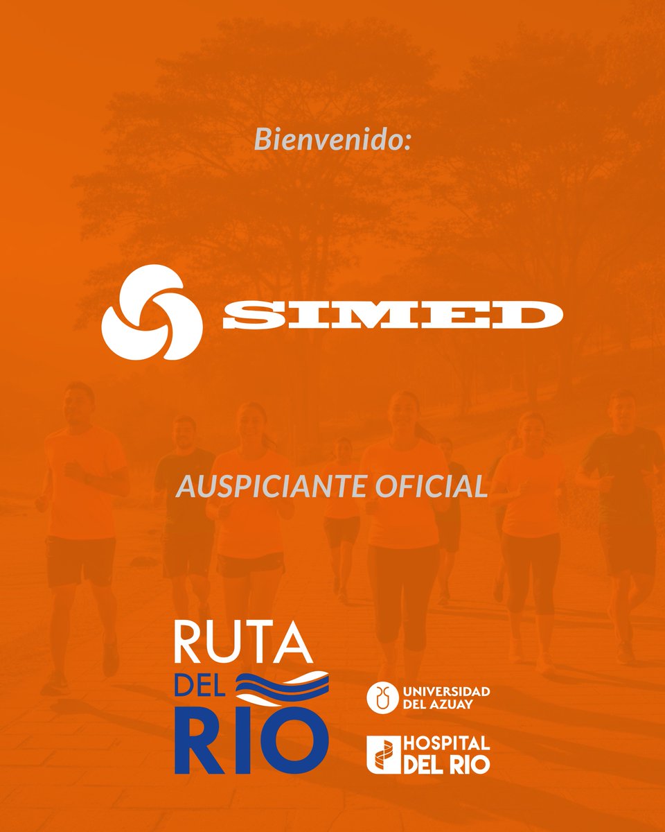 HospitaldelRio's tweet photo. 🤝 ¡Bienvenidos #SIMED a esta ruta que nos une!
🏃♀️💙 Un aliado que comparte el compromiso de promover salud, bienestar
👉 #RutaDelRío inscríbete: https://t.co/4MvfKkTNSl
Distancias para todos:
✅ 10K ✅ 5K 👧🧒 1K para los más pequeños
#Cuenca 26 de abril https://t.co/lVdDW4Ub4Y