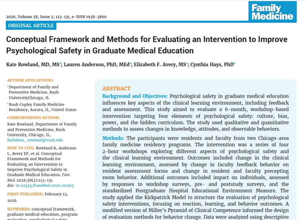 Family Medicine Journal tweet media
