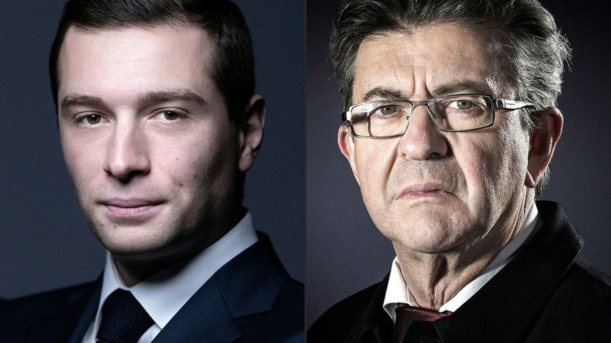 🔴 PRÉSIDENTIELLE - Selon un sondage à paraître demain, Bardella et Mélenchon sont qualifiés au second tour de la présidentielle 2027. 

Il est très probable que tout le système se mobilise pour Mélenchon.

 Et ce sera la fin.