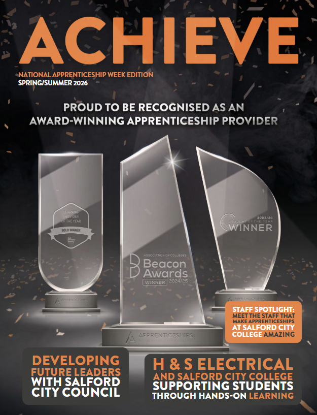 SalfordSCCGroup's tweet image. The latest edition of Achieve Magazine is here! 📖

Discover student success stories, college highlights, and the impact we’re making across our community.

Read the Spring/Summer 2026 edition 👇

issuu.com/salfordcc/docs…

#AchieveMagazine #SalfordCityCollege #FurtherEducation