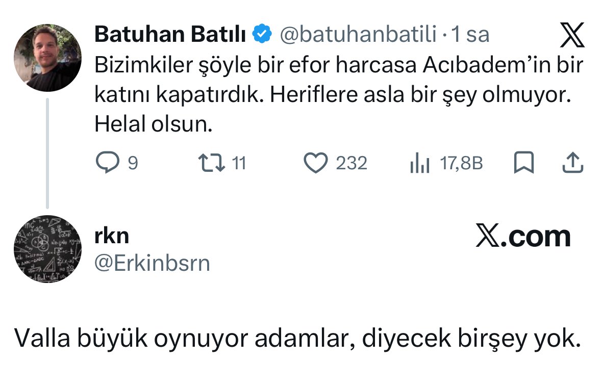 Gururlanıyoruz..