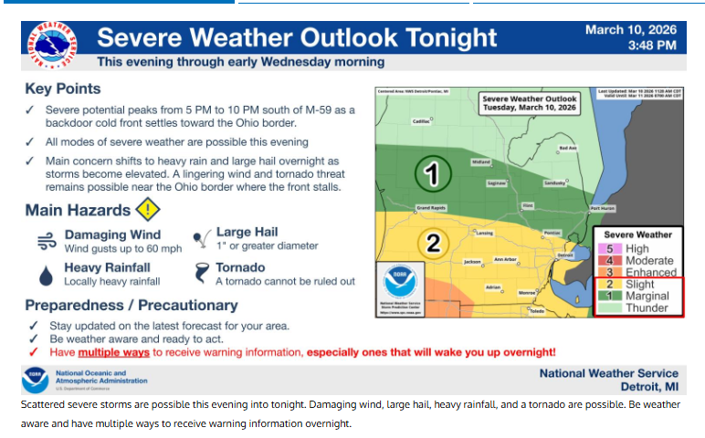 Livingston County Michigan Emergency Management tweet media