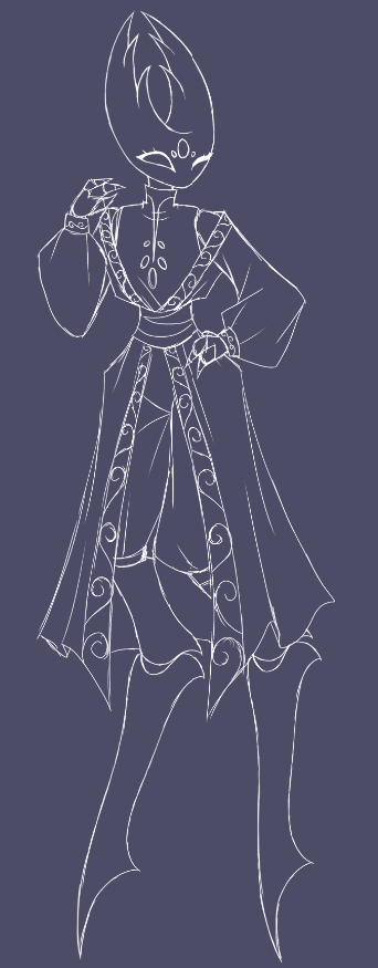 Oh yeah I never posted the sketches for the Hollowlace homunculus twins all grown up 
I could go into all of my thoughts that went into their redesigns but I’m tired lol
Seline &amp; Astrid