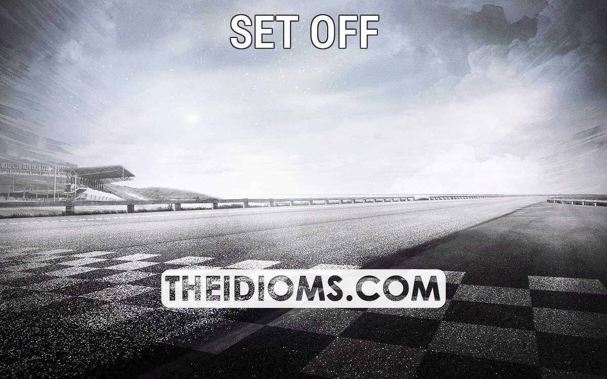 theidioms's tweet image. SET OFF: Meaning: to cause an activity or event, often a series of events, to begin or happen.

Example: The court's initial verdict in the police officers' trial set off serious riots.

 Read more: theidioms.com/set-off/

 #setoff #idioms… theidioms.com