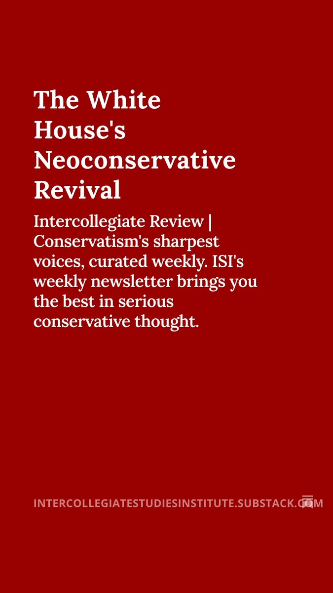 Intercollegiate Studies Institute tweet media