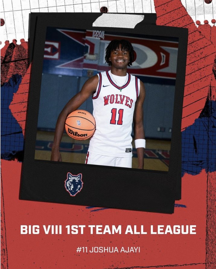 MLKingHoops's tweet photo. Congratulations to BIG VIII 1st Team All League Selection, Joshua Ajayi! Not only was @josh11ajayi selected to his second all league 1st team but he was chosen as the MLK Wolves’ MVP for the second year in a row! 👏🏽👏🏽👏🏽 #wolvesbasketball #mlkhoops @Compton_Magic https://t.co/u7YaQVlWYN