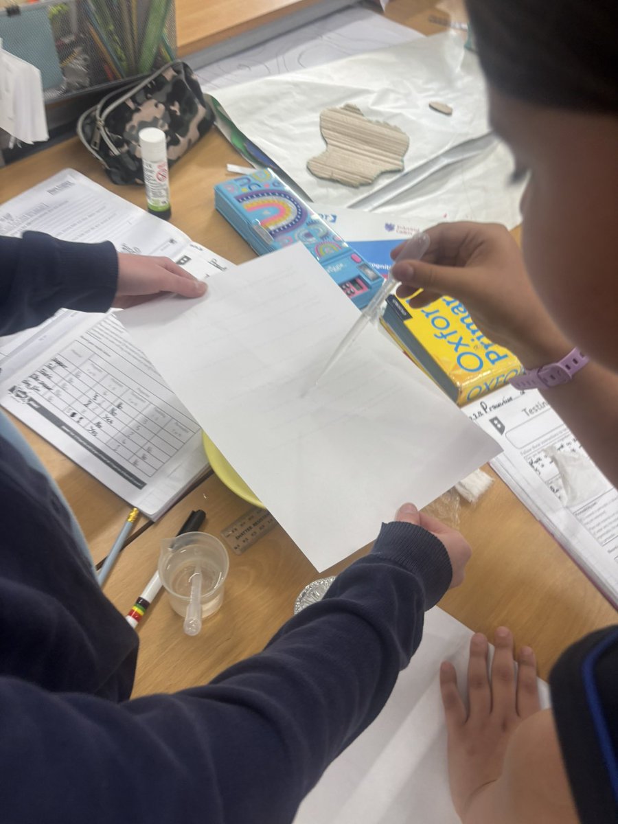 Whitchurch1's tweet image. Year 5 have spent the afternoon investigating the properties of different materials #wpsscience