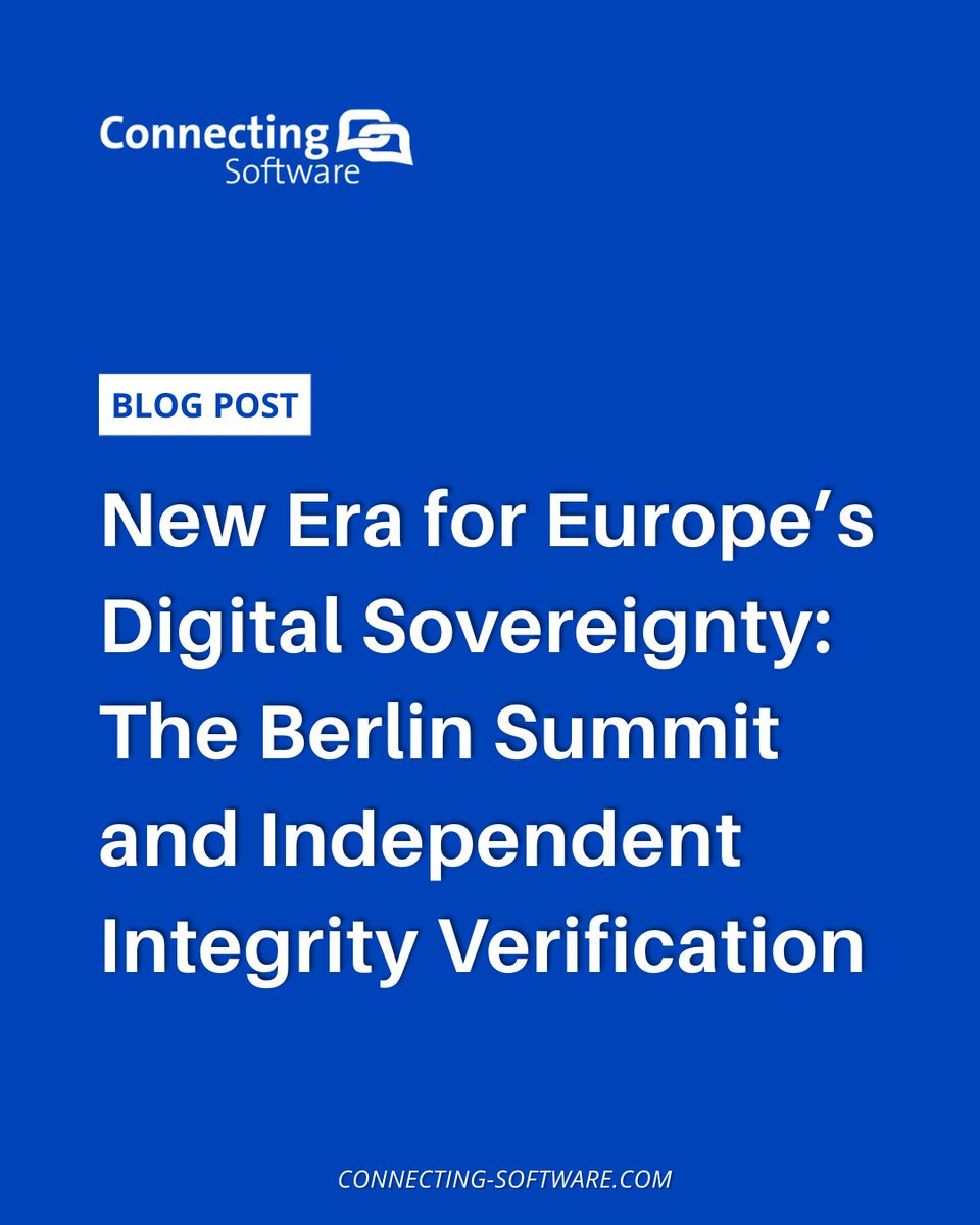 Connecting Software tweet media