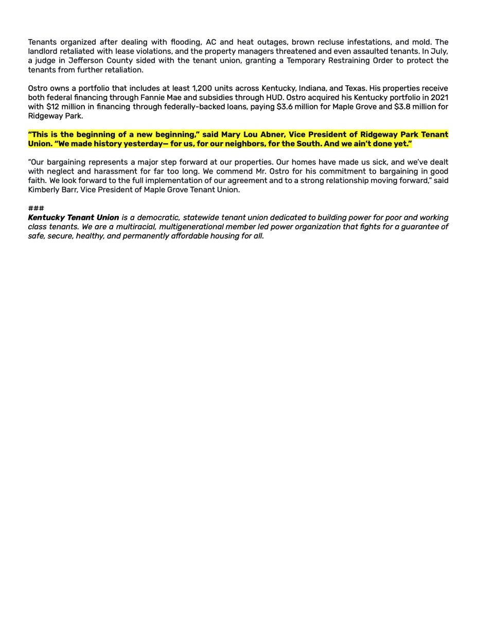 Tenant Union Federation tweet media