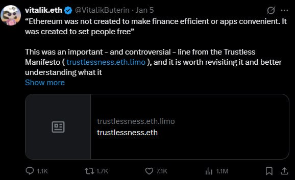 Trustlessness tweet media