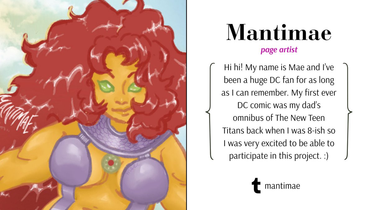 CONTRIBUTOR SPOTLIGHTS 💫
Last but not least for our contributor spotlights, please welcome page artists Crowwkui (<a href="/crowwkui/">vicky 🌻</a> on Tumblr, Instagram, &amp; Twitter) and Mantimae (mantimae on Tumblr)!