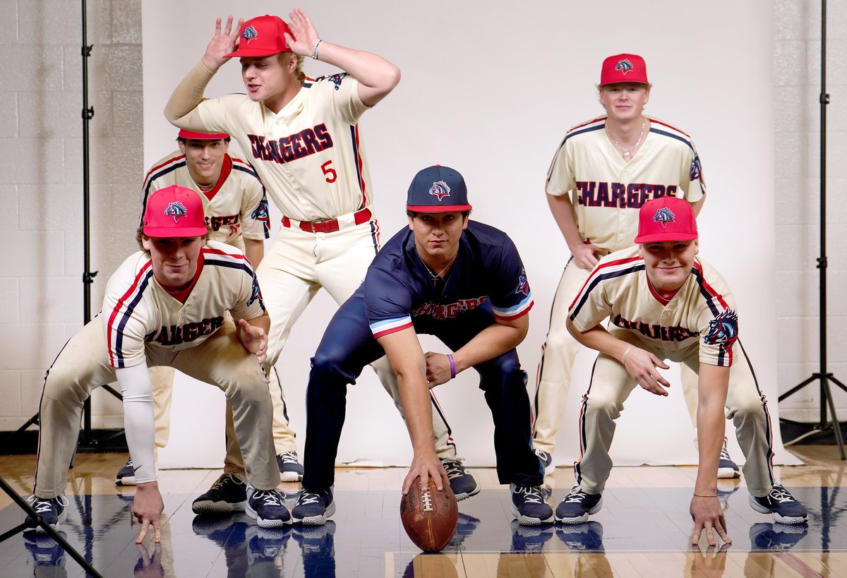 BillGaither's tweet photo. Wrapping up #mediaday photoshoots for the 2025-26 season. Some recent gems from @SandburgNJCAA baseball. 😅⚾️ View the full album ➡️ https://t.co/e6MRiysv5l #ChargeUp https://t.co/V68snDZHzu
