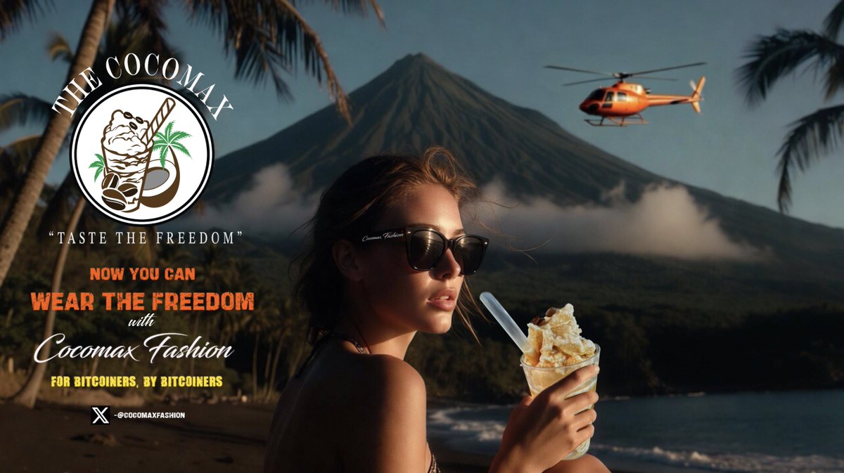 CocomaxFashion's tweet photo. Wearing the fashion that was created in the heart of bitcoin country will set you apart for normies. Guaranteed https://t.co/AFrSngAsQ3