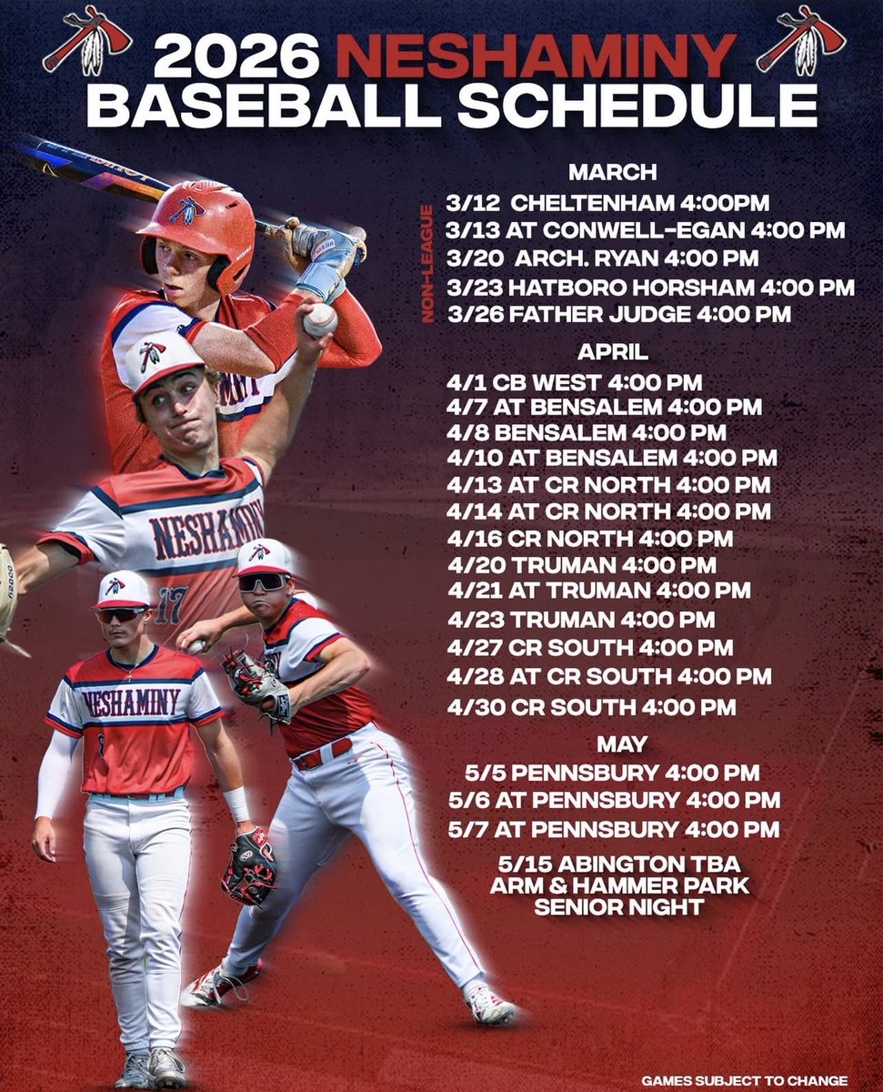 Neshaminy Baseball tweet media