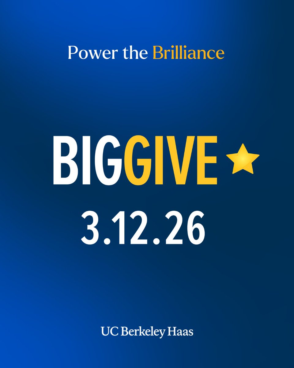 UC Berkeley Haas tweet media