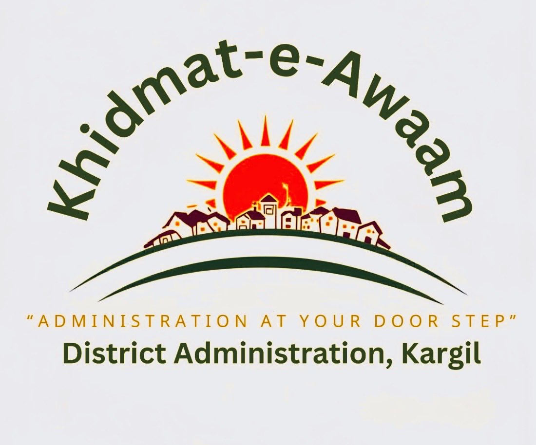 [KHIDMAT-E-AWAAM] 

A public-outreach initiative of <a href="/LAHDC_Kgl/">LAHDC Kargil</a> &amp; Kargil’s District Administration conceptualised by Chief Secretary <a href="/ashishkundra/">Ashish Kundra</a>. 
Multi-Department camps across the District, Officer visits &amp; ‘Shaam-e-Awaam’ interactions w.e.f. 11th March. 

Come one,come all!