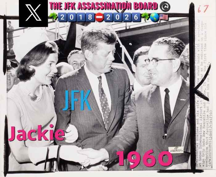 BoardJfk's tweet image. JFK &amp;amp; Jackie Kennedy photographed in NH during 1960, while he sought the honor &amp;amp; privilege of being the POTUS. #JackieKennedy

#JFKassassinationboard #JFK #35thPresident #1960s #truth #JFK62 #justiceforJFK #assassination #conspiracy #OTD #Twitter@BoardJfk
jfkconspiracyforum.freeforums.net