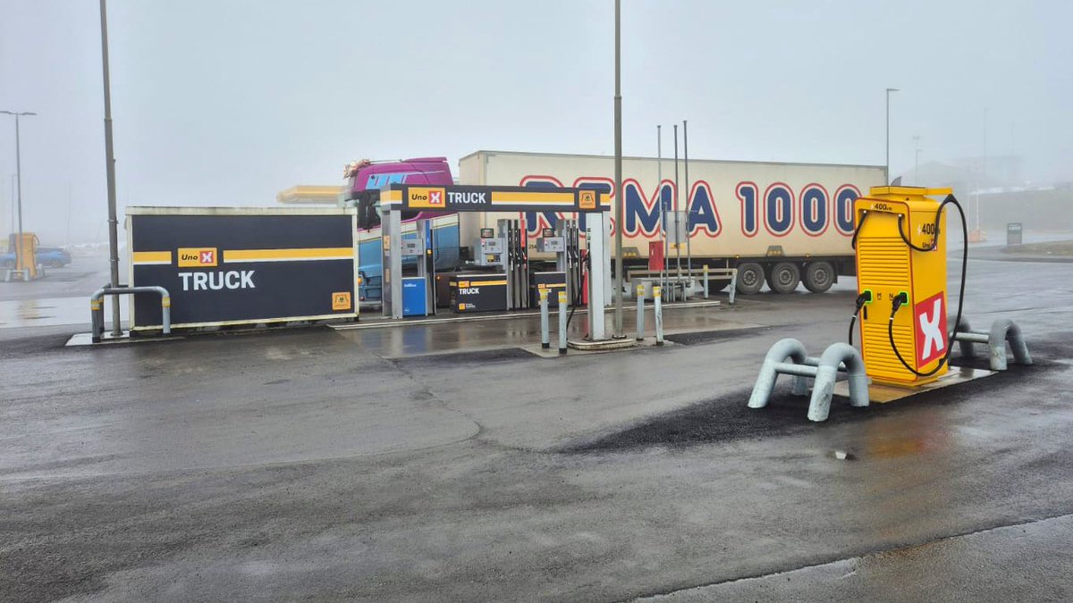 Uno-X ultrafast EV charging tweet media