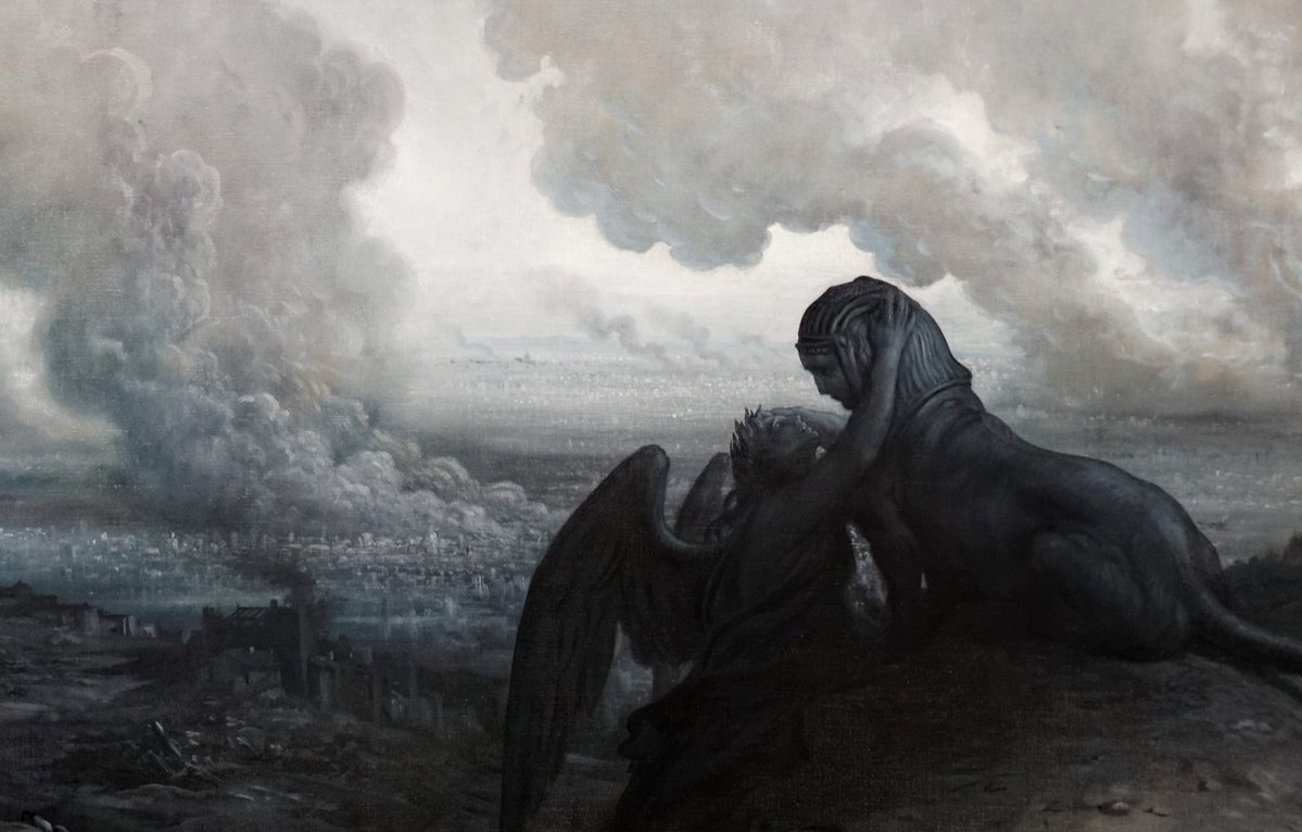 The Enigma (detail) by Gustave Doré, 1871