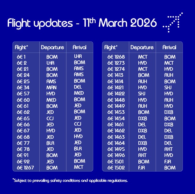 IndiGo tweet media