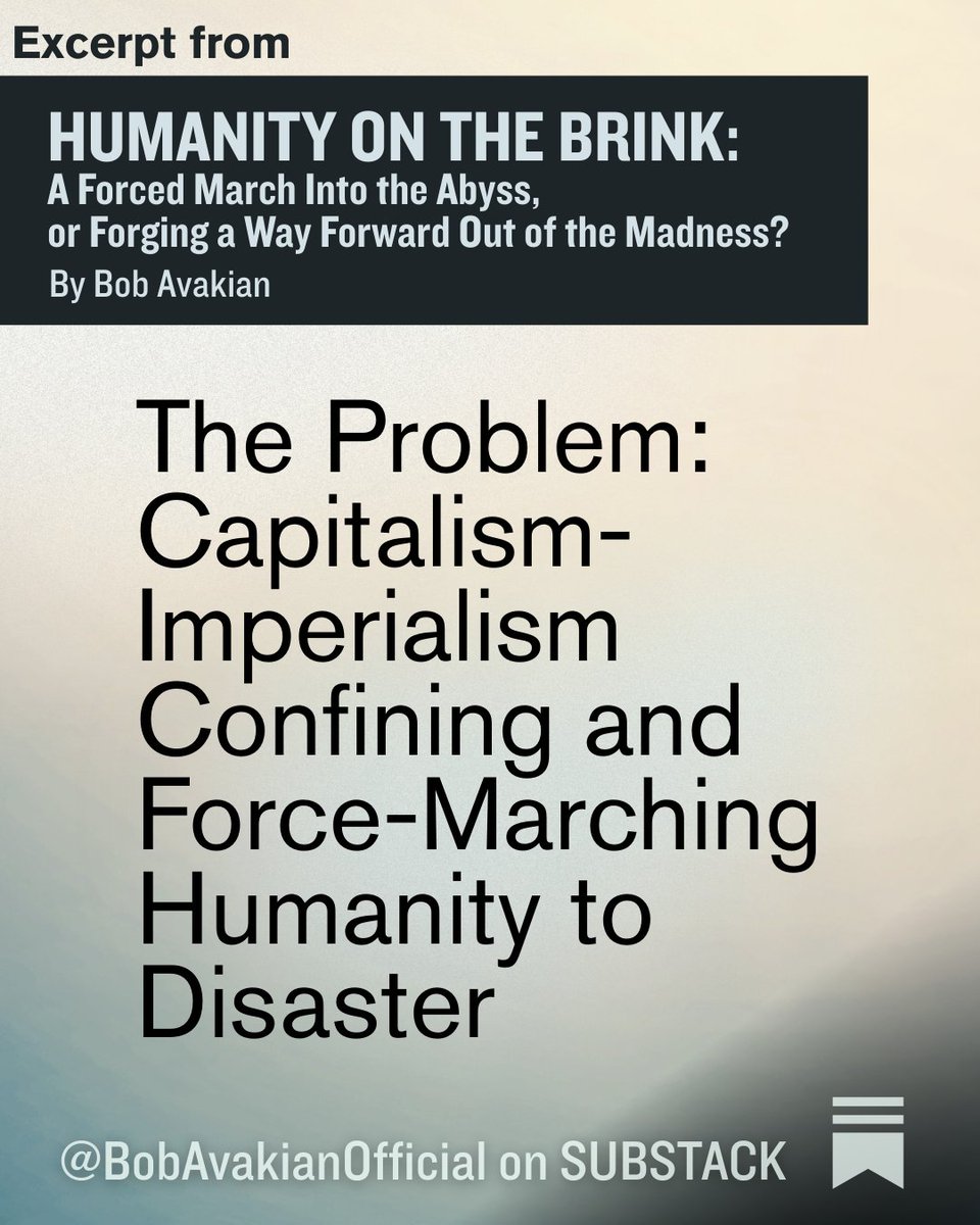 BobAvakian's tweet photo. “Today, the prospect of ‘common ruin’—not just of contending classes and social forces, but of humanity as a whole—is a real and terrible prospect, as a result of the confinement of humanity within the awful relations and dynamics of the system dominating the world...” https://t.co/f0fTqgT2vv