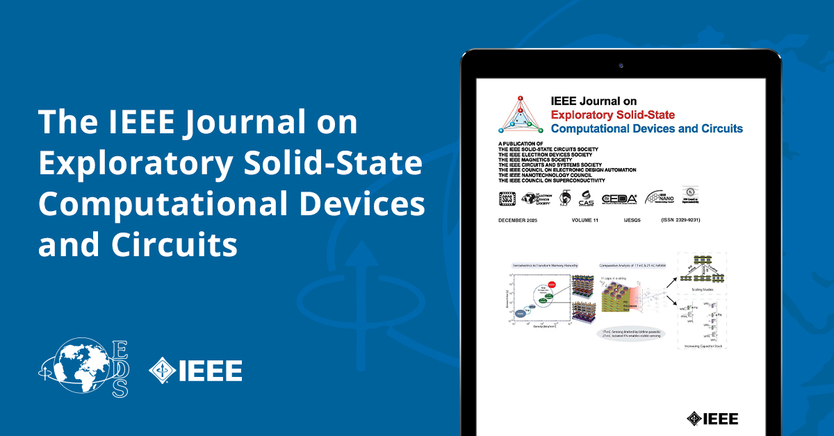 IEEE Electron Devices Society tweet media