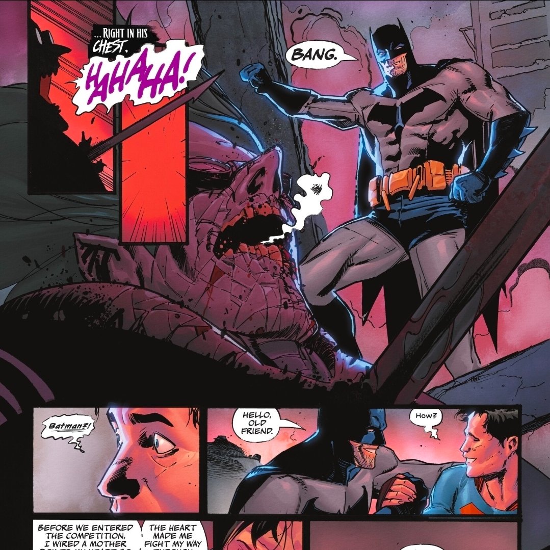 Matt Fraction on why the Joker looks so bloated in Batman #7

"He gets the sh-t knocked out of him in DC's KO, so something happens between there and this, and who knows what it is. There's something I believe Grant Morrison came up with in Arkham Asylum with Dave McKean: that