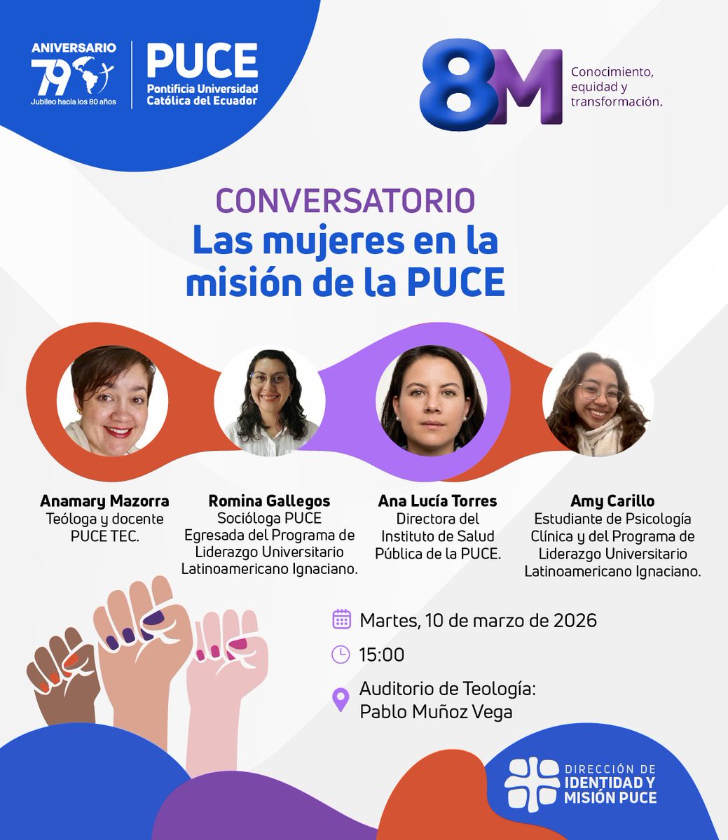 Dirección de Identidad y Misión PUCE tweet media