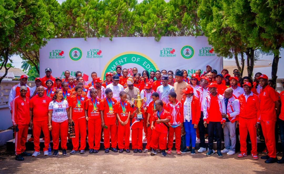 m_akpakomiza's tweet photo. I am incredibly proud of our amazing TEAM EDO athletes for emerging Overall Champions of the NDDC Games Edo 2026!
With 52 Gold, 34 Silver, and 25 Bronze medals, our young champions showed the strength, talent, and fighting spirit that Edo people are known for.

My administration will continue to discover, nurture, and invest in our young talents so they can shine even brighter on bigger stages.

Congratulations TEAM EDO. You have made our state proud! 

#TeamEdo
#SHINEagenda
#ANewEdoHasRisen
#PracticalGovernance
#NigerDeltaGames2026