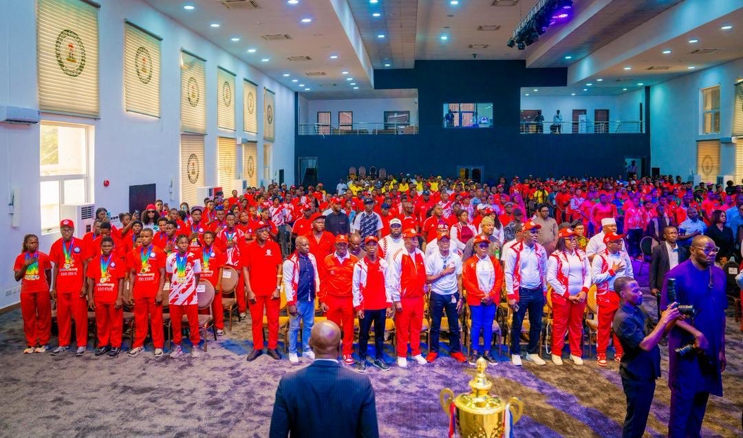 m_akpakomiza's tweet photo. I am incredibly proud of our amazing TEAM EDO athletes for emerging Overall Champions of the NDDC Games Edo 2026!
With 52 Gold, 34 Silver, and 25 Bronze medals, our young champions showed the strength, talent, and fighting spirit that Edo people are known for.

My administration will continue to discover, nurture, and invest in our young talents so they can shine even brighter on bigger stages.

Congratulations TEAM EDO. You have made our state proud! 

#TeamEdo
#SHINEagenda
#ANewEdoHasRisen
#PracticalGovernance
#NigerDeltaGames2026