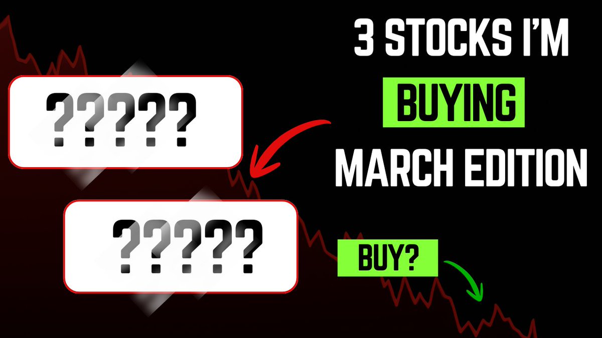 youtu.be/emVUqrjtk2o 

While Wall Street is Selling, I'm buying 3 stocks 👀👀👀
