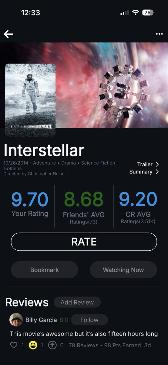 JBodey19's tweet photo. @NolanAnalyst See my ratings https://t.co/VCGb0DkMXJ
