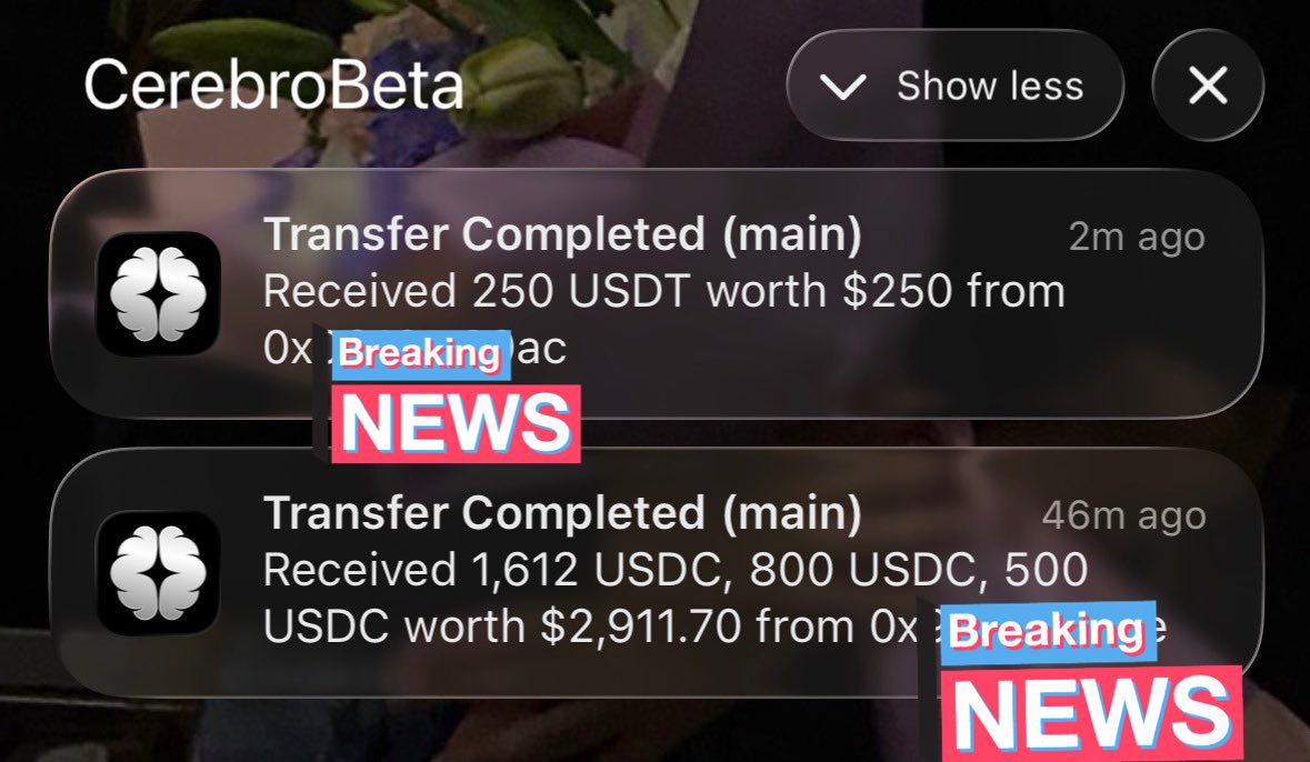 Best notification ever to receive on phone thanks to my gcutie <a href="/maverick23NFT/">maverick</a> 

Cerebro.