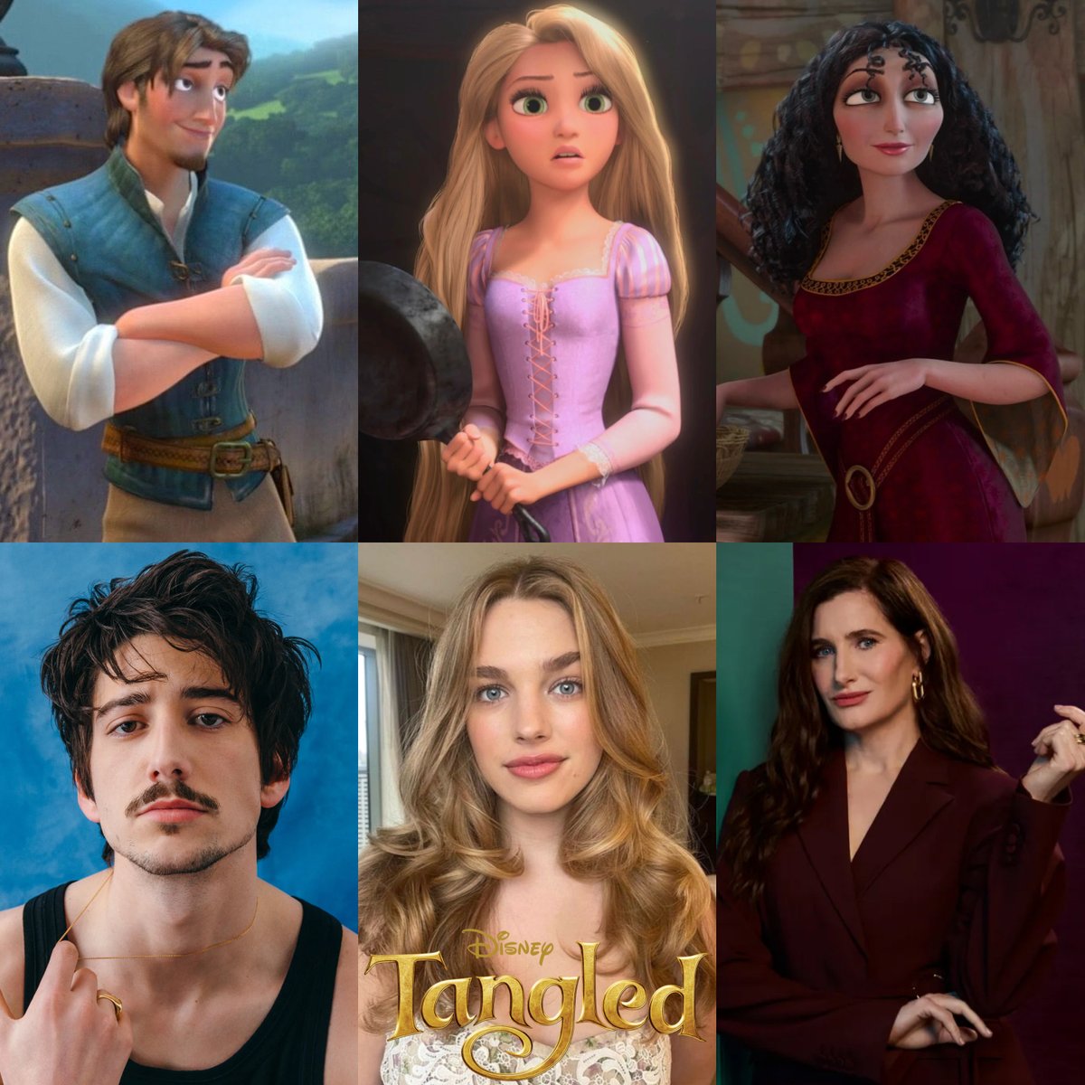 mmdisney200's tweet photo. Confirmed cast for #Tangled ☀️ (so far) https://t.co/9uTKVoJeaF