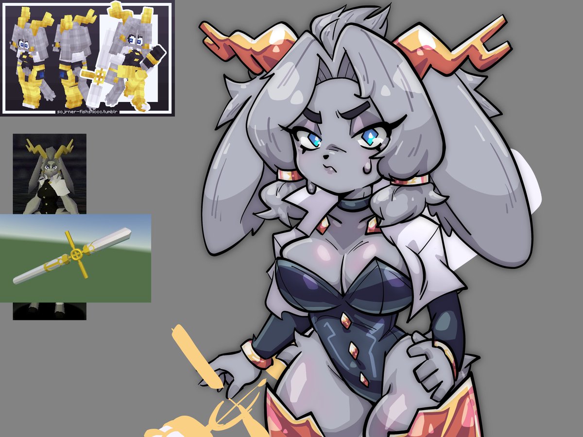 Sybil Quickie from Pseudoregalia saw a lot of folks drawing her with Toriel and Angela