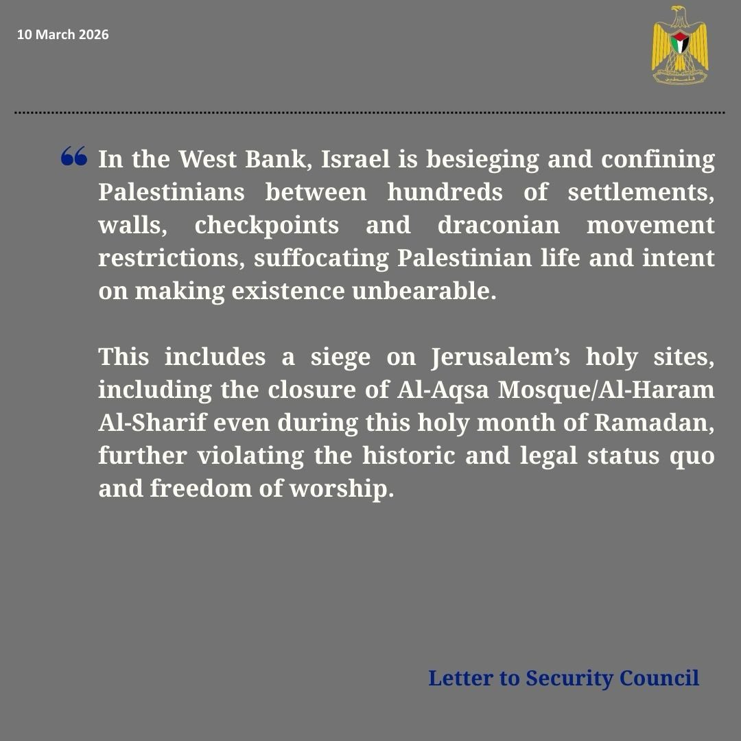 State of Palestine tweet media