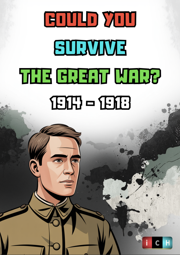 icHistory's tweet photo. History teachers - a WW1 choose-your-own-adventure story. This covers many aspects of the First World War, from signing up, trench life, trench warfare and the fate of those who refused to fight. Free PDF download here #historyteacher -  https://t.co/e9kvlAmF9M https://t.co/4J6qQS4gFm