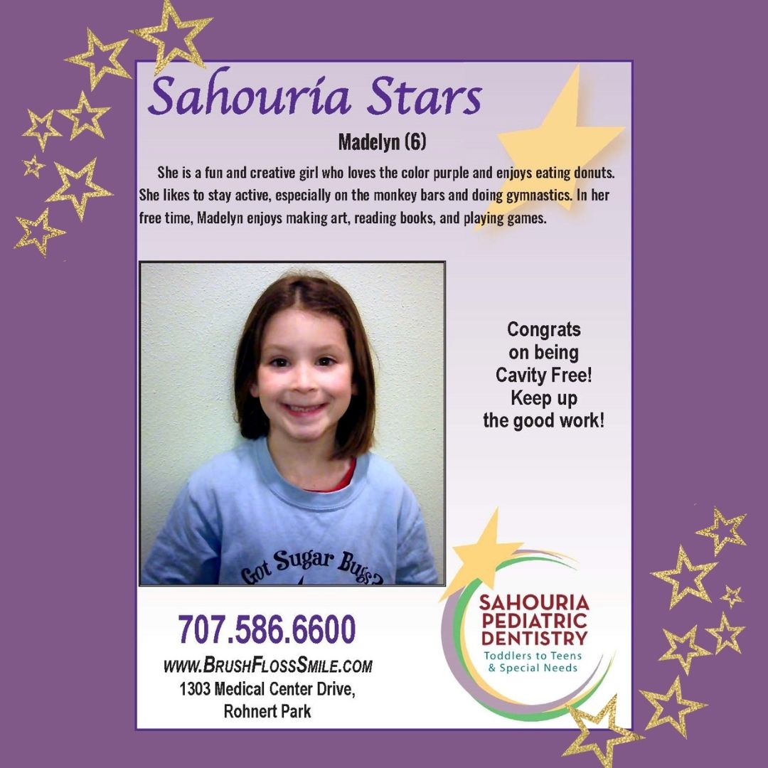 Community_Voice's tweet image. Congratulations to this month's Sahouria Star, Madelyn!

brushflosssmile.com #dental #pediatricdentistry #sahouriastars #supportlocal #sonomacounty #RohnertPark #yourcommunitynewspaper #wevegotyoucoveredsonomacounty