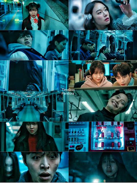 OneMoreScene's tweet image. #GhostTrain horror mystery film following Da-kyung,a desperate YouTuber who investigates eerie, real-life disappearances at the cursed Gwanglim Station. She coerces a station master into revealing horrifying, urban legends, ultimately facing the terrifying, titular train herself.